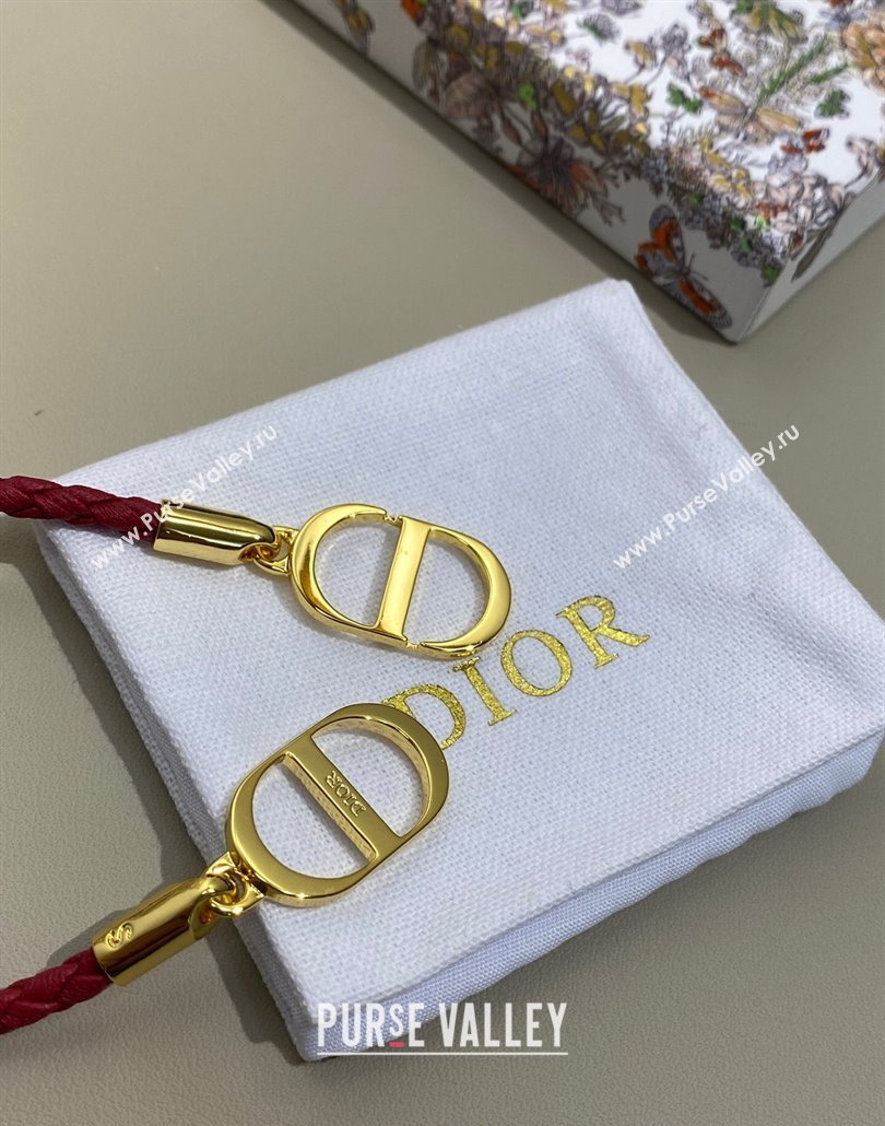 Dior 30 Montaigne CD Bracelet Red 2025 0319 (YF-250319133)