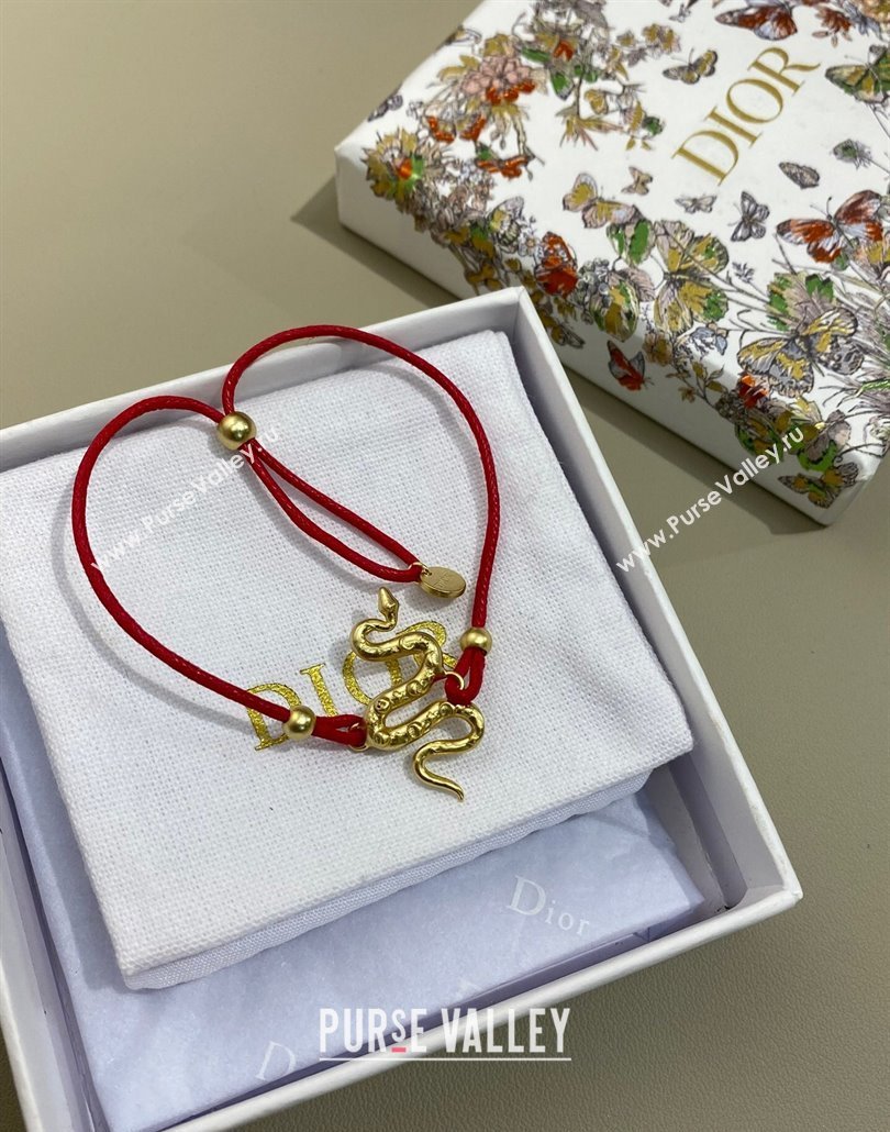 Dior Chinese Year of Snake Bracelet Red 2025 0319 (YF-250319130)