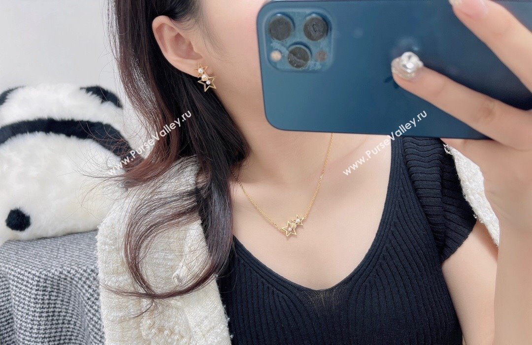 Dior Star Short Earrings 2025 0319 (YF-250319143)