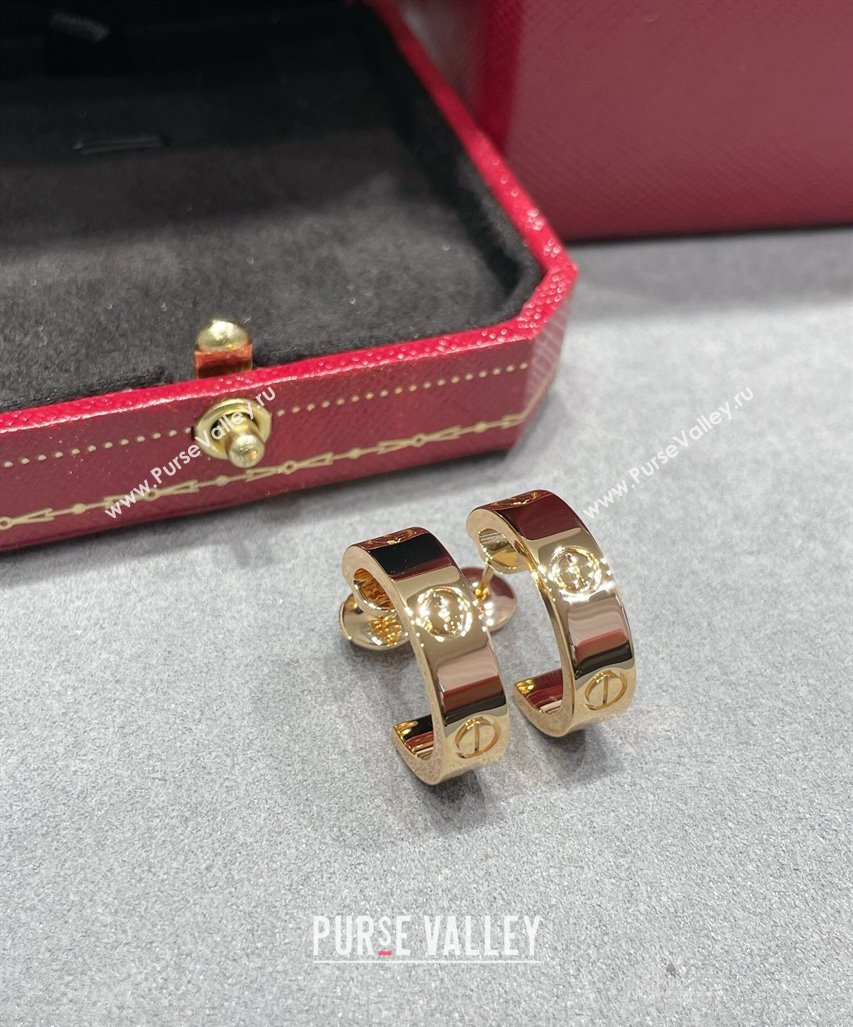 Cartier LOVE Hoop Earrings , Classic Model Rose Gold 2025 0320125 (YF-250320125)