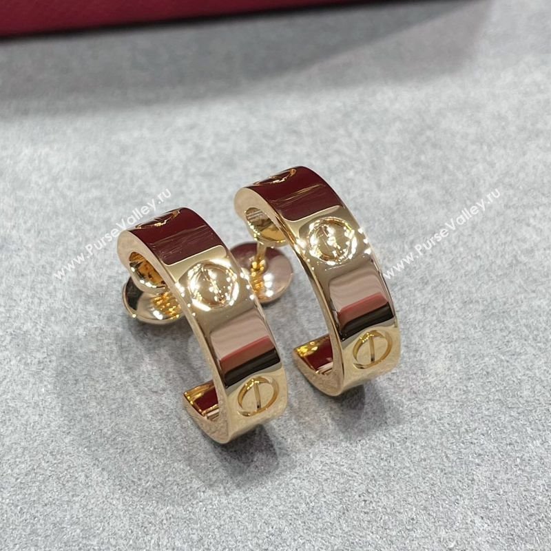 Cartier LOVE Hoop Earrings , Classic Model Rose Gold 2025 0320125 (YF-250320125)
