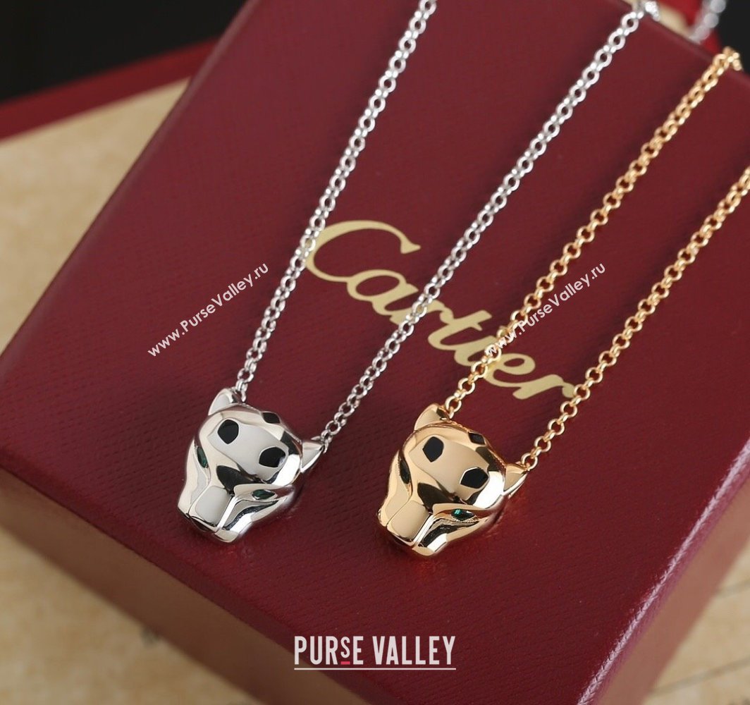 Cartier Panthere de Cartier Pendant Necklace Silver/Gold 2025 0320 (YF-250321055)