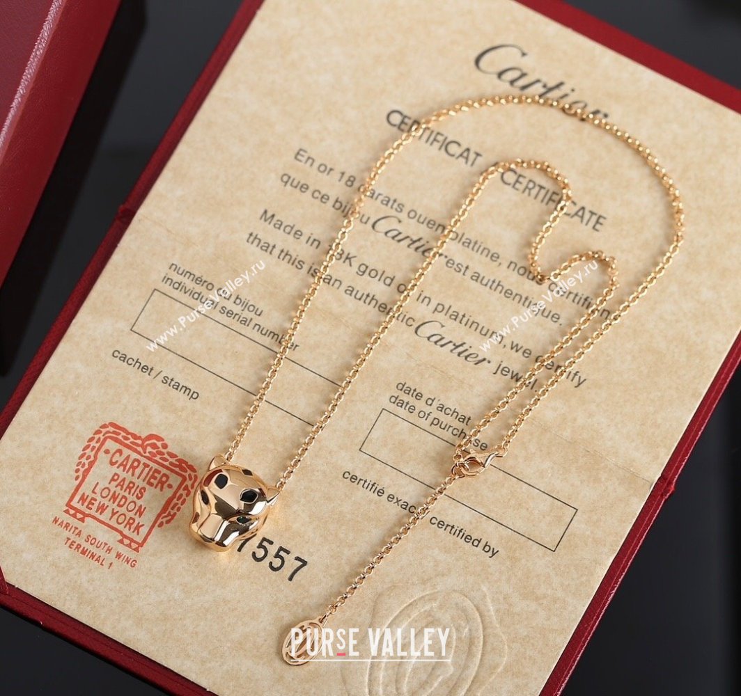 Cartier Panthere de Cartier Pendant Necklace Silver/Gold 2025 0320 (YF-250321055)