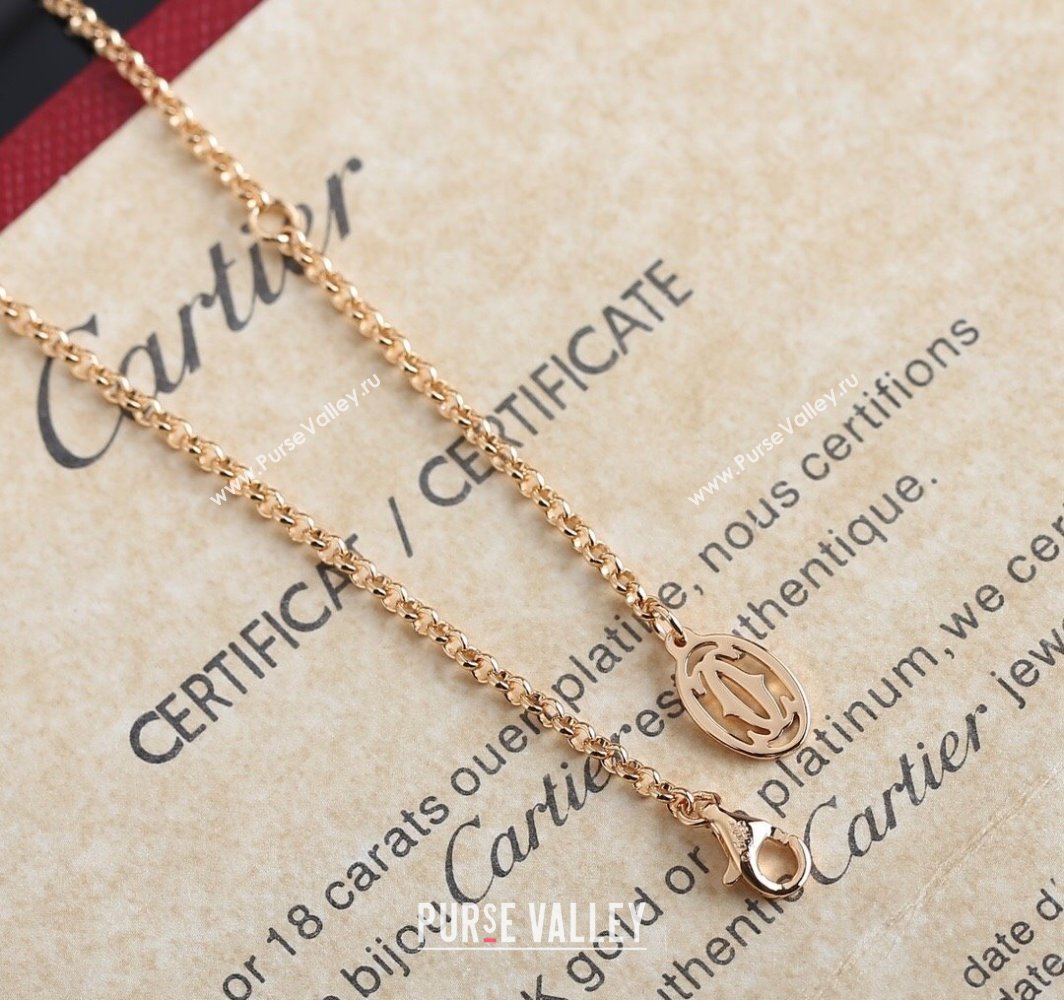 Cartier Panthere de Cartier Pendant Necklace Silver/Gold 2025 0320 (YF-250321055)