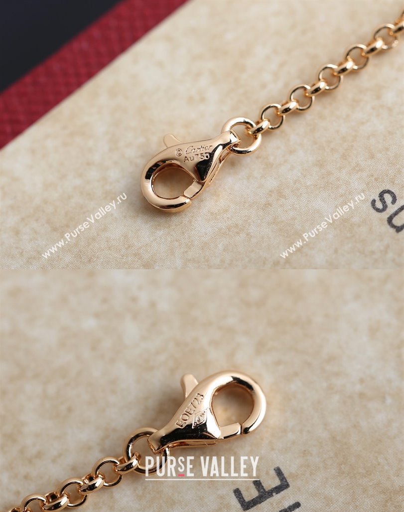 Cartier Panthere de Cartier Pendant Necklace Silver/Gold 2025 0320 (YF-250321055)