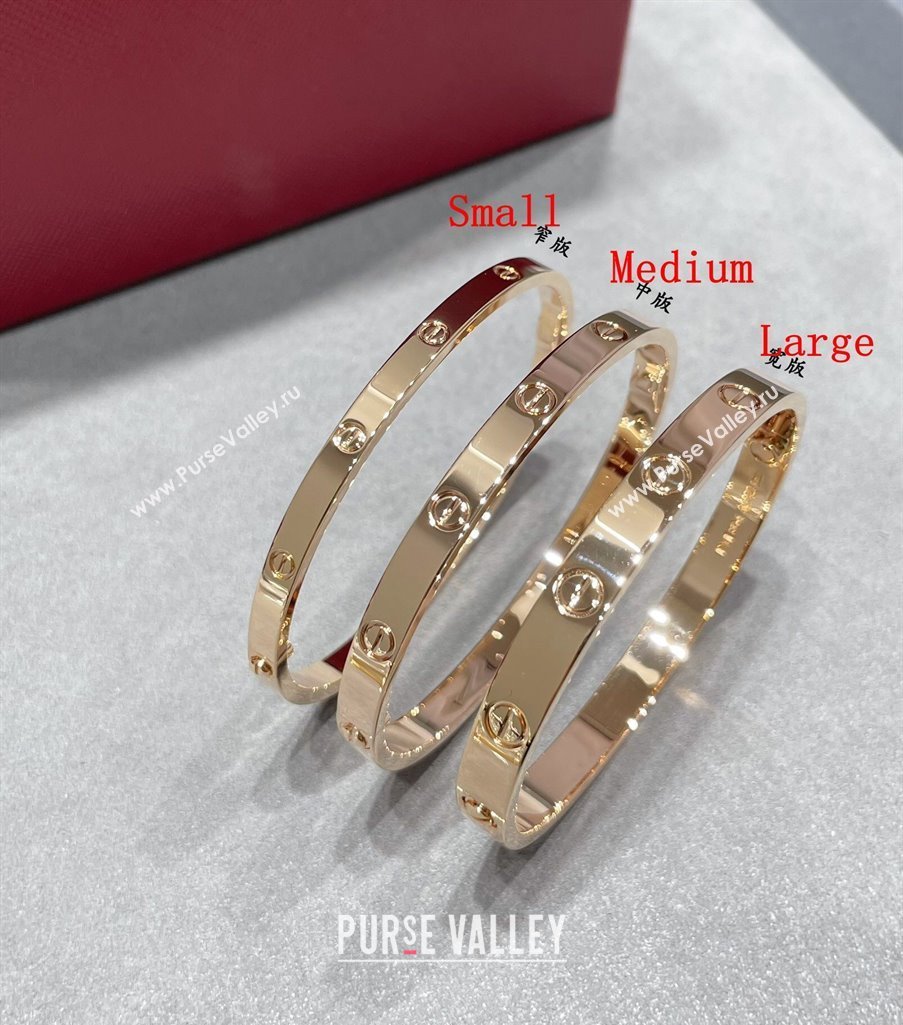 Cartier LOVE Bracelet, Classic Model Rose Gold 2025 0320133 (YF-250320133)