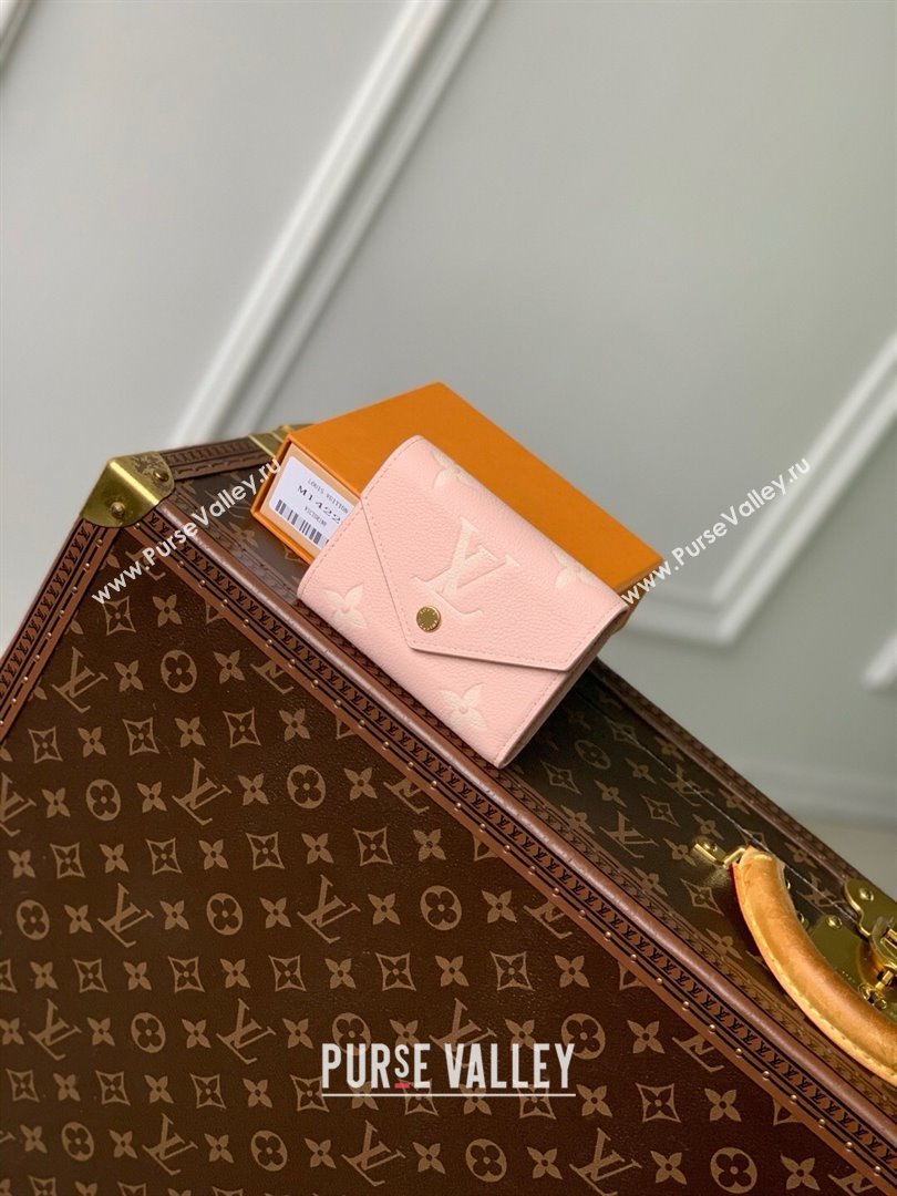 Louis Vuitton Victorine Wallet in Pink Quartz Embossed Grained Cowhide Leather M14229 2025 (K-25032201)