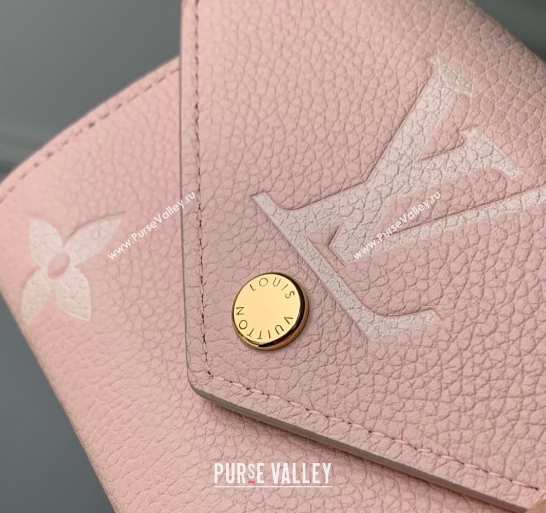 Louis Vuitton Victorine Wallet in Pink Quartz Embossed Grained Cowhide Leather M14229 2025 (K-25032201)