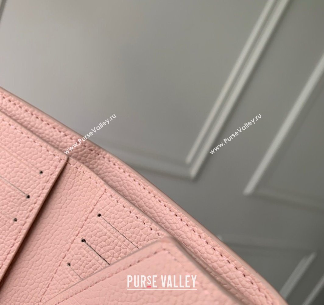 Louis Vuitton Victorine Wallet in Pink Quartz Embossed Grained Cowhide Leather M14229 2025 (K-25032201)