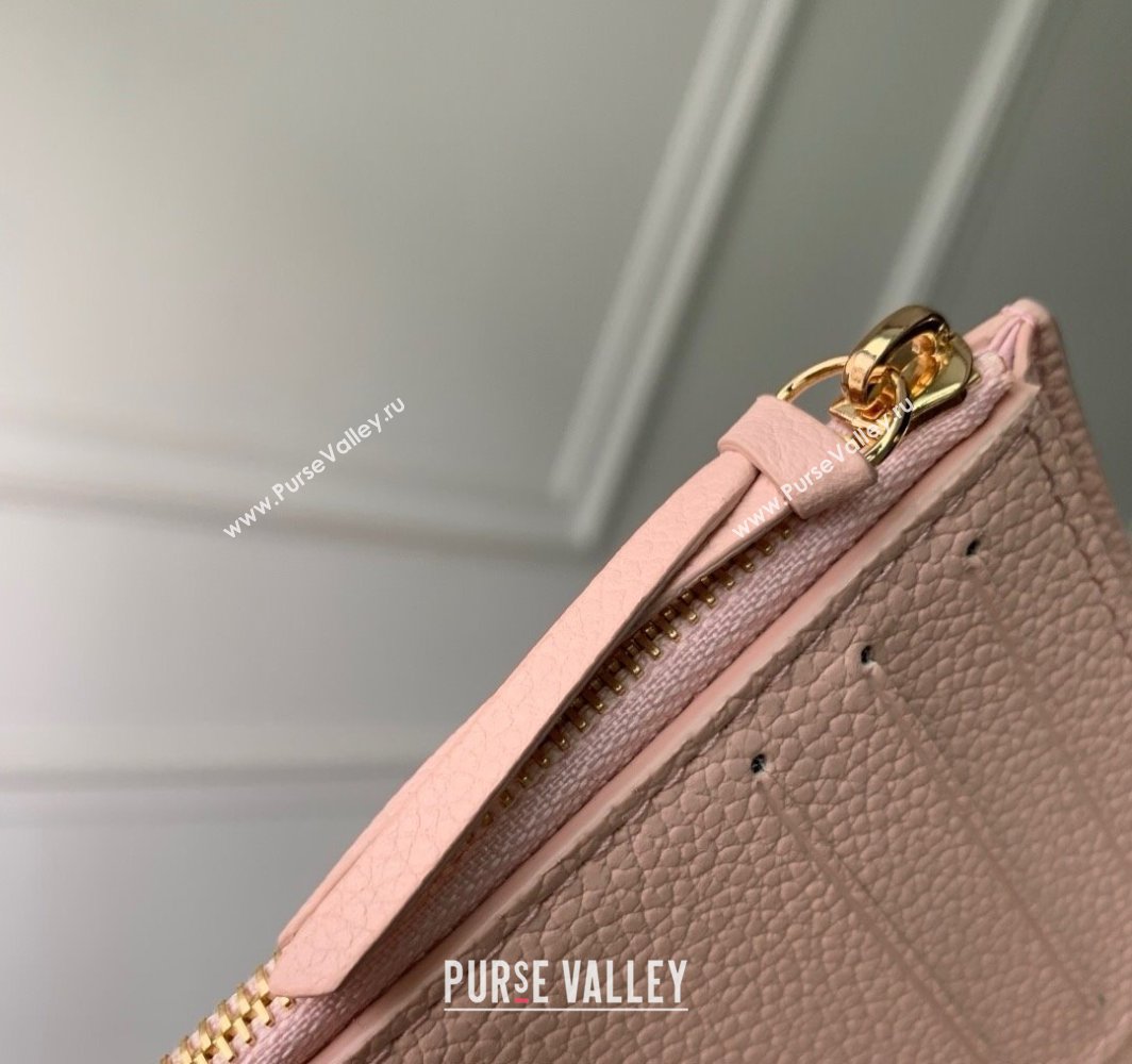 Louis Vuitton Victorine Wallet in Pink Quartz Embossed Grained Cowhide Leather M14229 2025 (K-25032201)