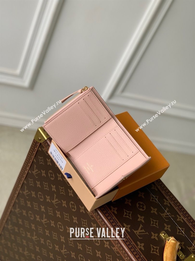 Louis Vuitton Victorine Wallet in Pink Quartz Embossed Grained Cowhide Leather M14229 2025 (K-25032201)