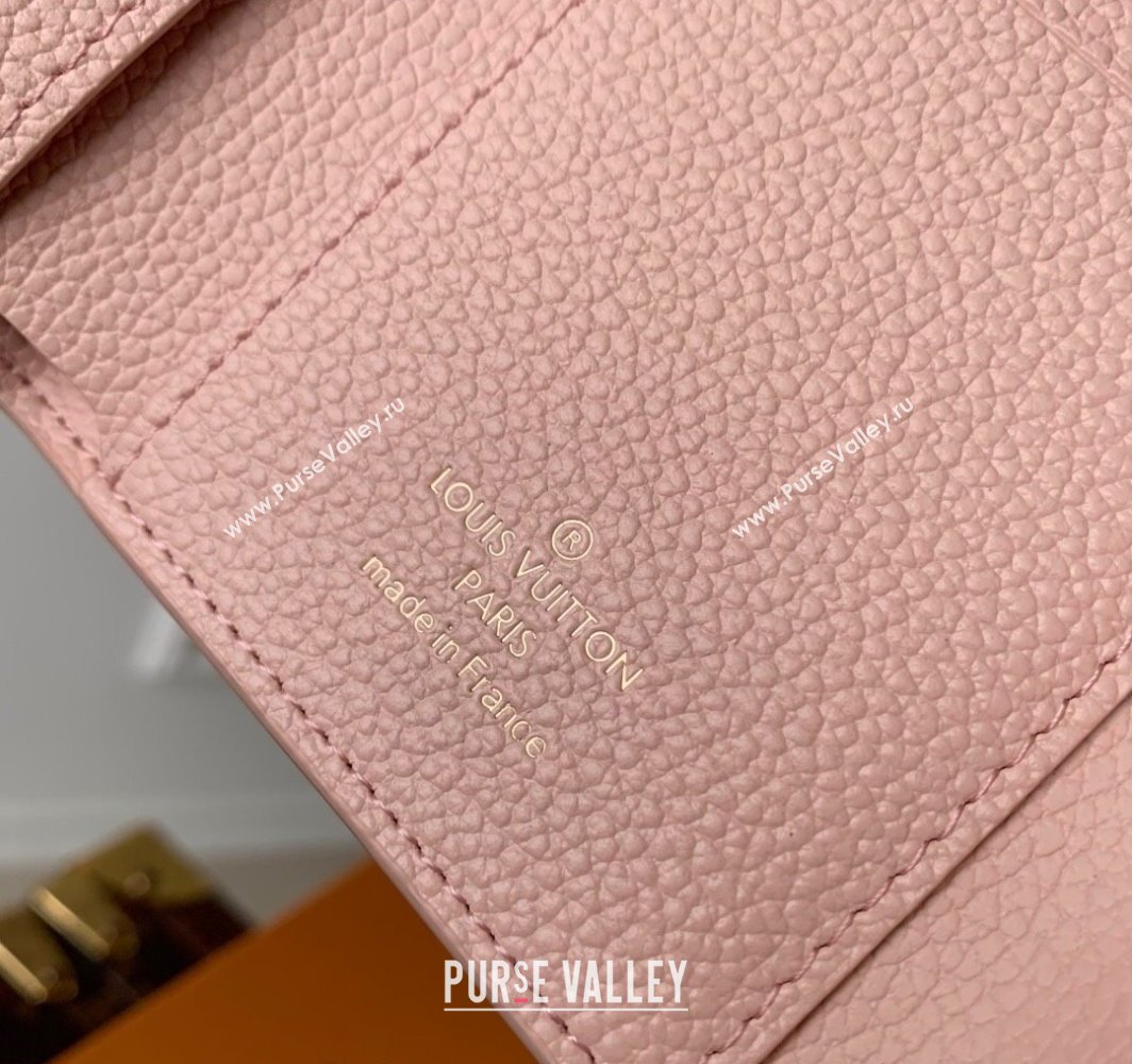 Louis Vuitton Victorine Wallet in Pink Quartz Embossed Grained Cowhide Leather M14229 2025 (K-25032201)