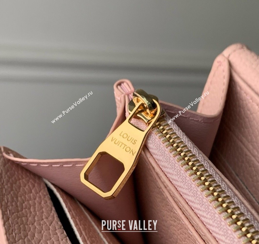 Louis Vuitton Sarah Wallet in Bicolor Monogram Empreinte Leather M14000 Pink 2025 (K-25032202)
