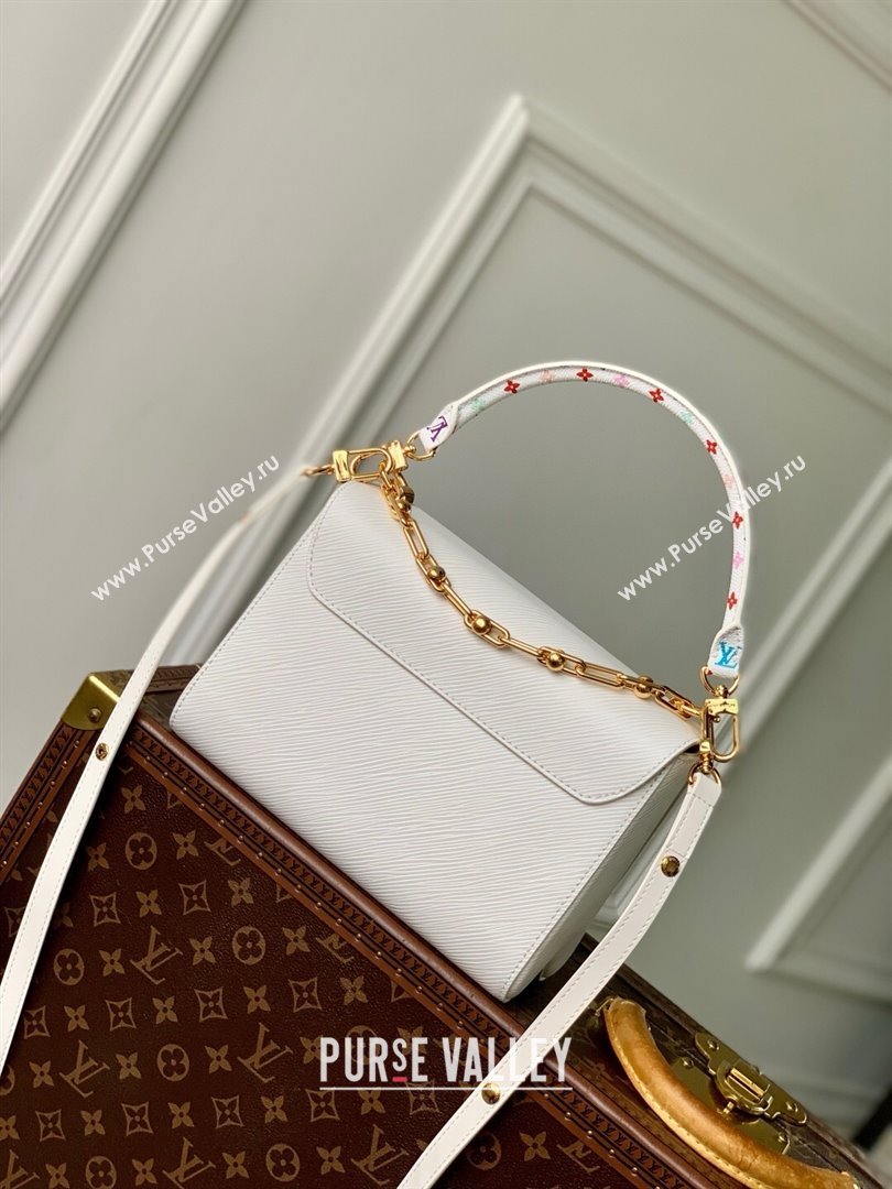 Louis Vuitton LV x TM Twist MM Bag in White Epi leather M13678 2025 (K-25032203)