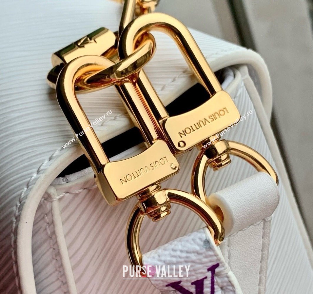 Louis Vuitton LV x TM Twist MM Bag in White Epi leather M13678 2025 (K-25032203)