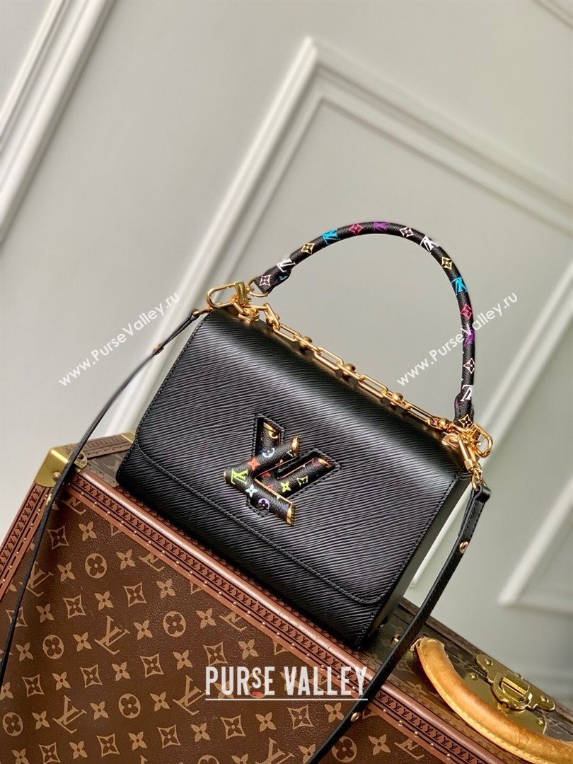 Louis Vuitton LV x TM Twist MM Bag in Black Epi leather M13243 2025 (K-25032204)