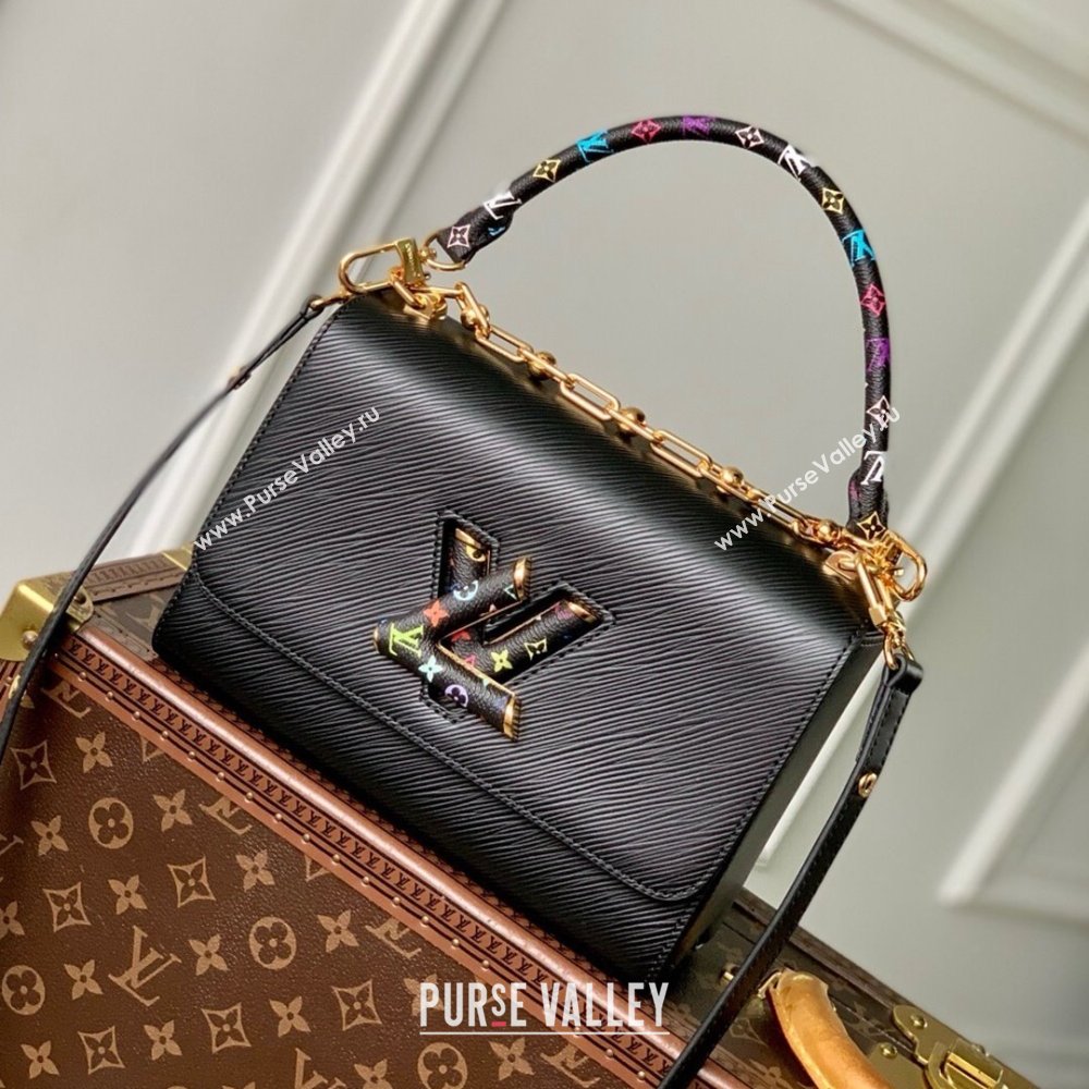 Louis Vuitton LV x TM Twist MM Bag in Black Epi leather M13243 2025 (K-25032204)