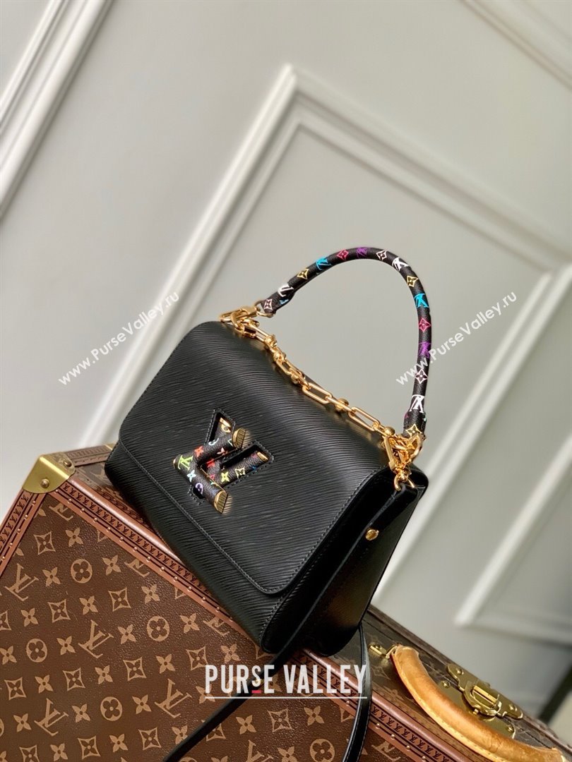 Louis Vuitton LV x TM Twist MM Bag in Black Epi leather M13243 2025 (K-25032204)