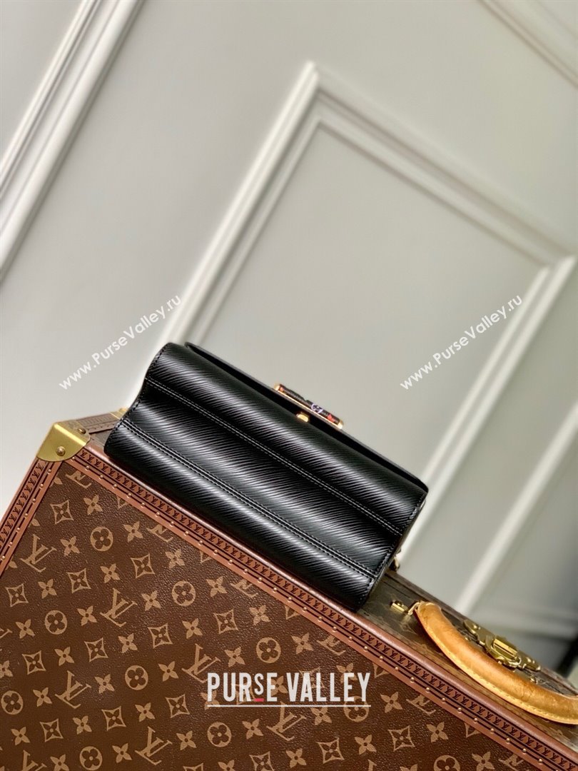 Louis Vuitton LV x TM Twist MM Bag in Black Epi leather M13243 2025 (K-25032204)