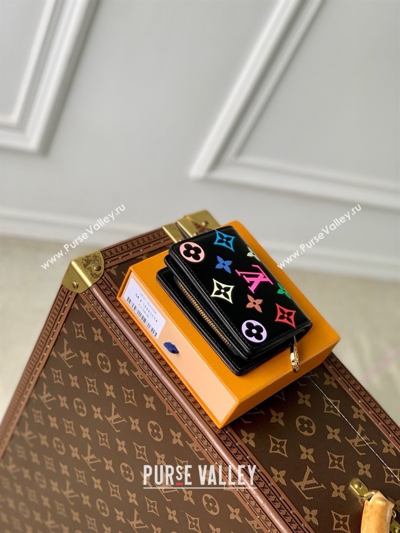 Louis Vuitton LV x TM Lou Wallet in Multicolored Monogram-embossed Lambskin Leather M13829 2025 (K-25032205)
