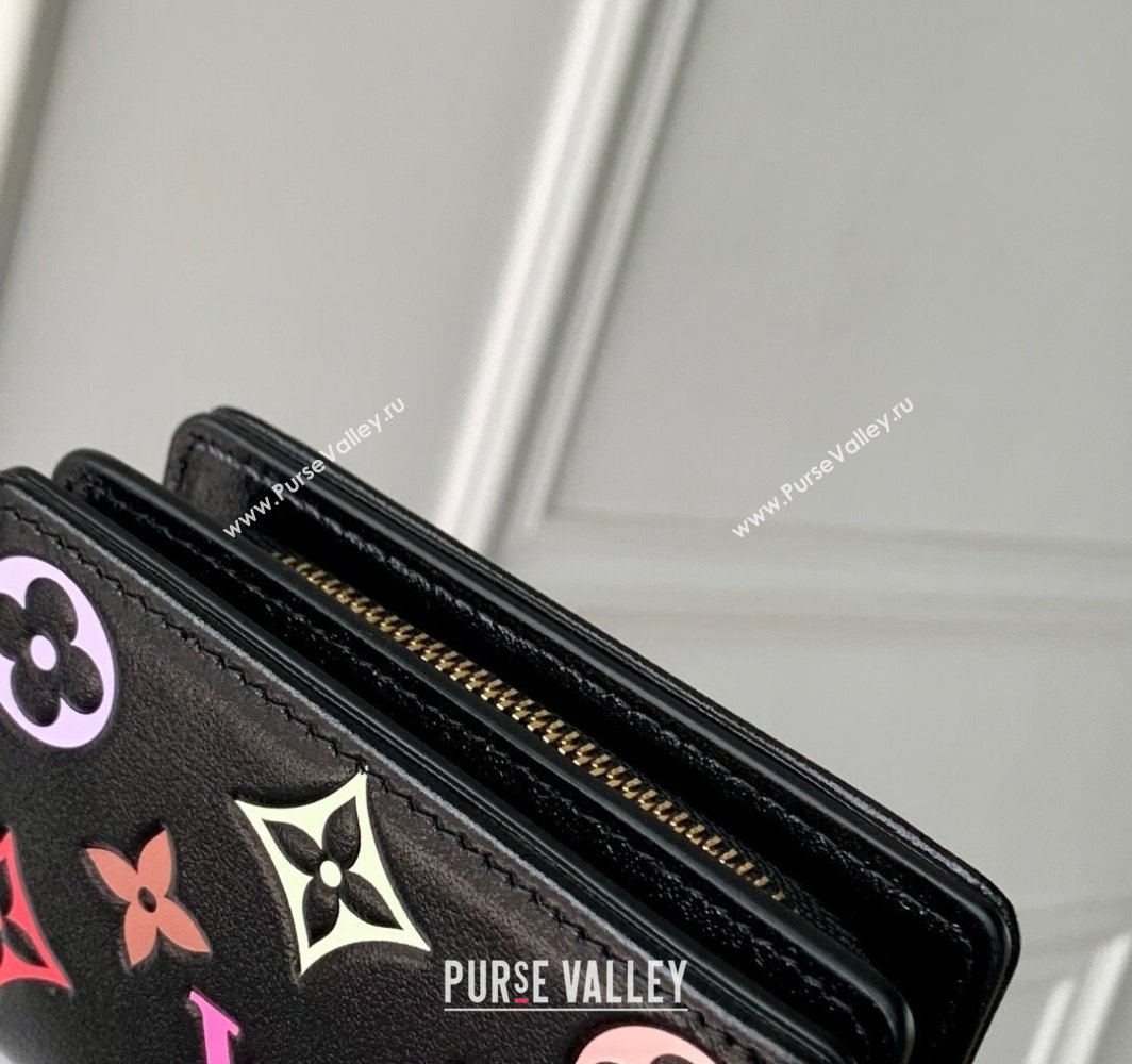 Louis Vuitton LV x TM Lou Wallet in Multicolored Monogram-embossed Lambskin Leather M13829 2025 (K-25032205)