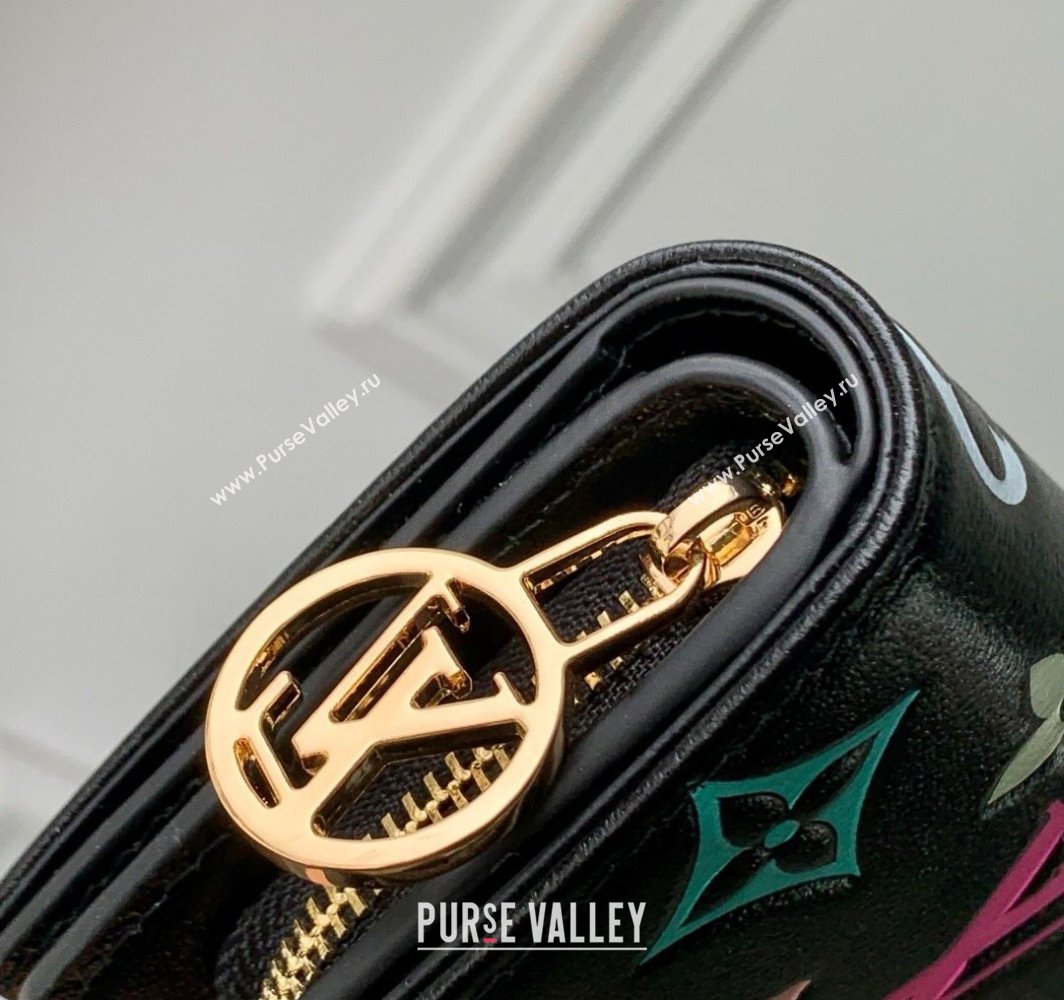 Louis Vuitton LV x TM Lou Wallet in Multicolored Monogram-embossed Lambskin Leather M13829 2025 (K-25032205)