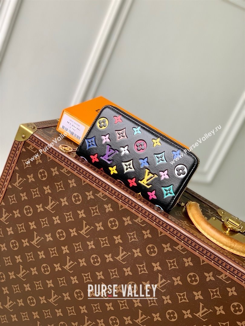 Louis Vuitton LV x TM Zippy Wallet in Monogram Canvas M13992 Multicolored/Black 2025 (K-25032206)