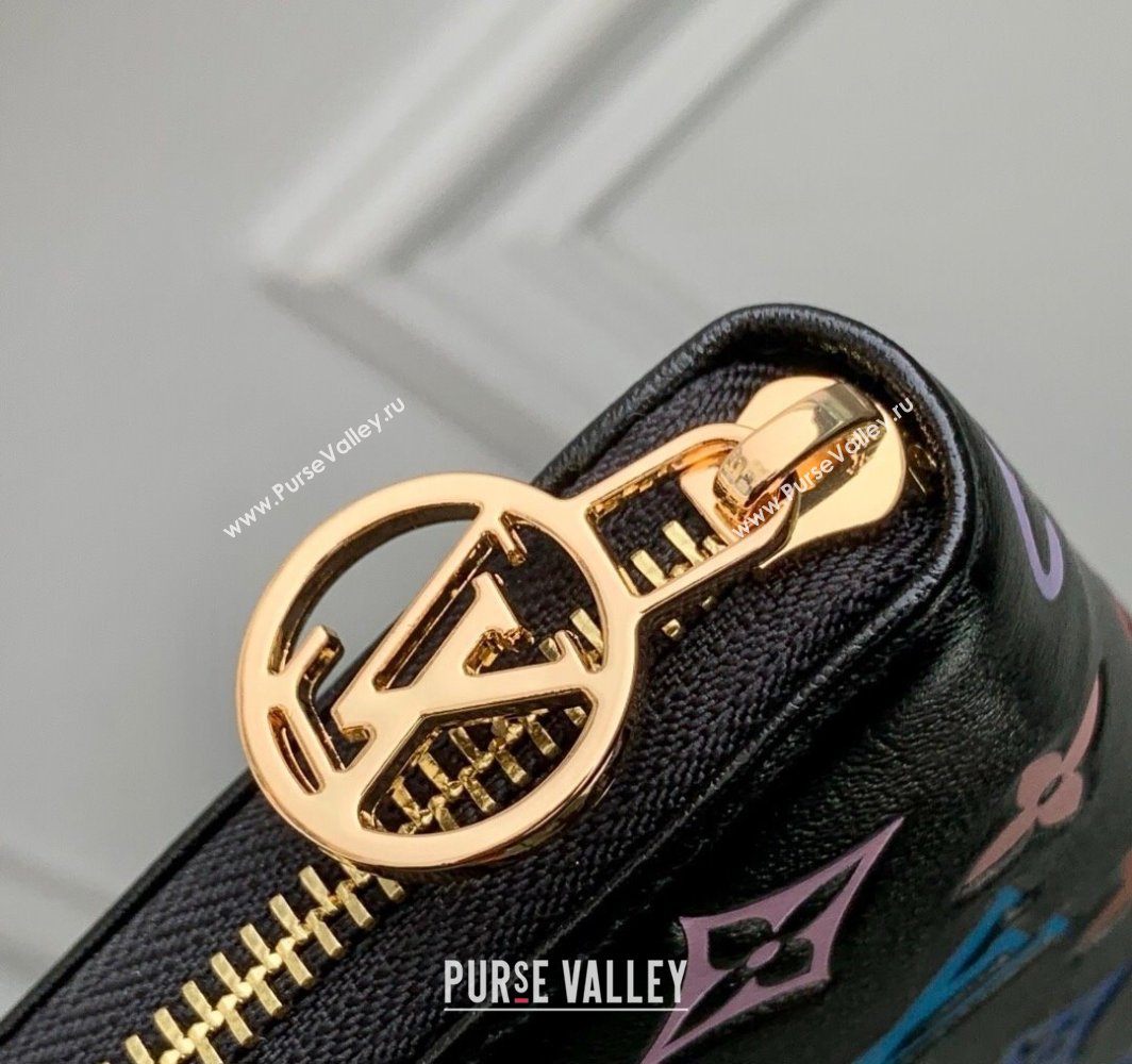 Louis Vuitton LV x TM Zippy Wallet in Monogram Canvas M13992 Multicolored/Black 2025 (K-25032206)