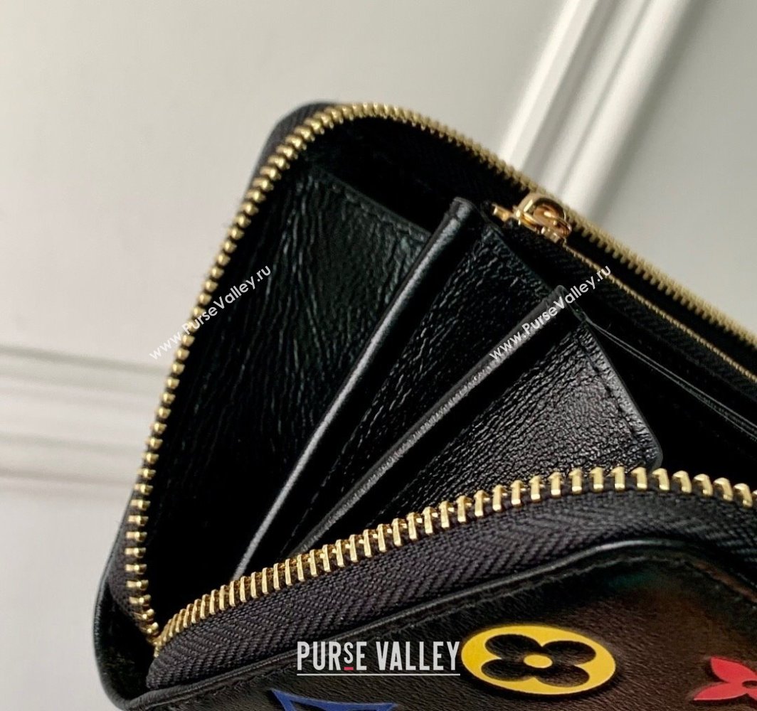 Louis Vuitton LV x TM Zippy Wallet in Monogram Canvas M13992 Multicolored/Black 2025 (K-25032206)
