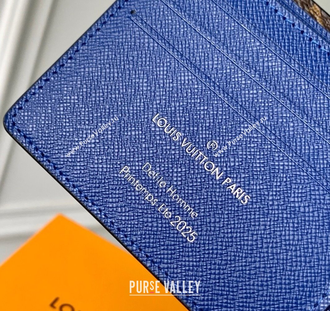 Louis Vuitton Multiple Wallet in Blue Green Damier Heritage Canvas N00142 2025 (K-25032207)