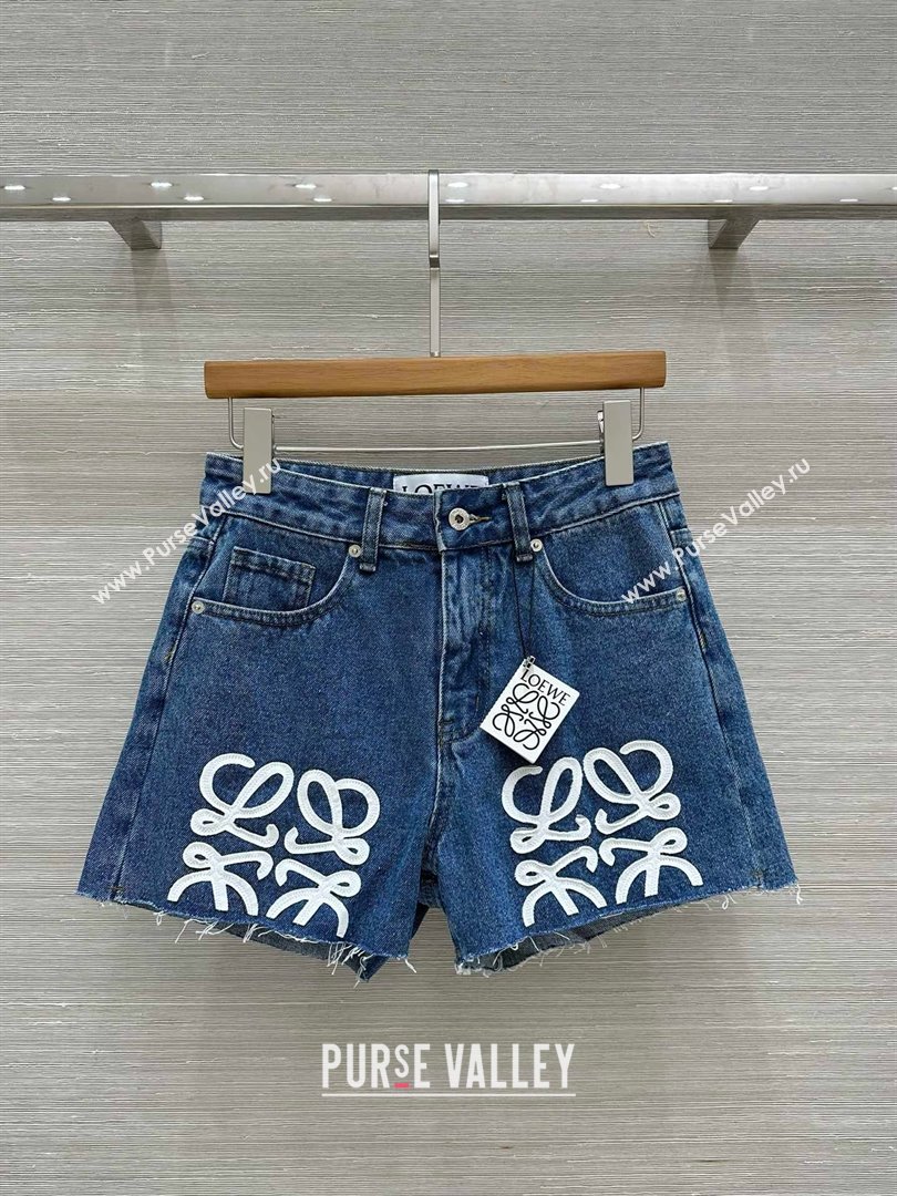 Loewe Denim Shorts L041004 Blue 2025 (Q-25041004)