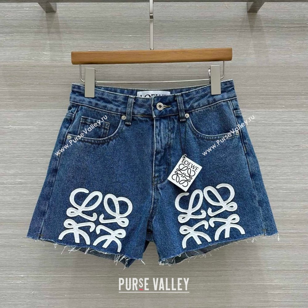 Loewe Denim Shorts L041004 Blue 2025 (Q-25041004)