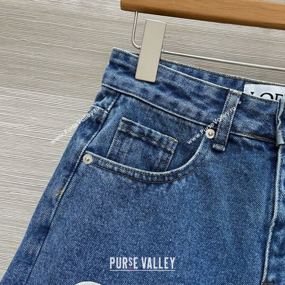 Loewe Denim Shorts L041004 Blue 2025 (Q-25041004)