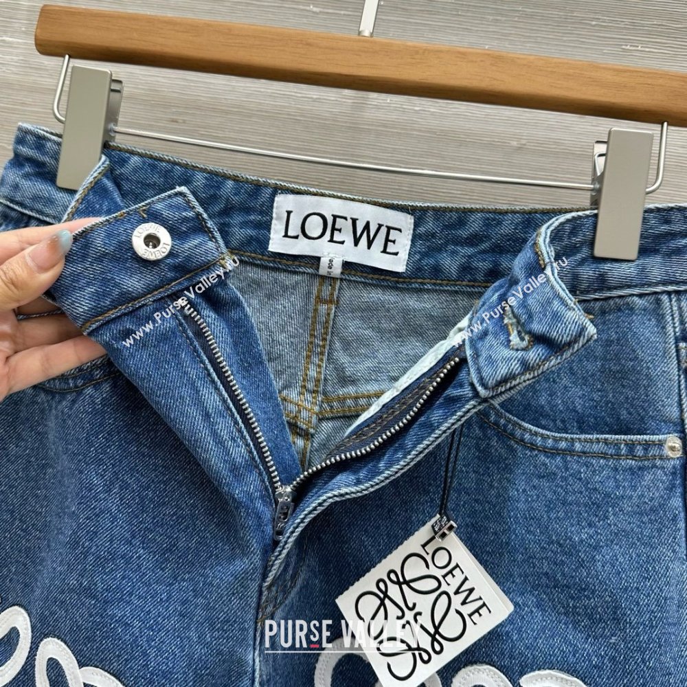 Loewe Denim Shorts L041004 Blue 2025 (Q-25041004)