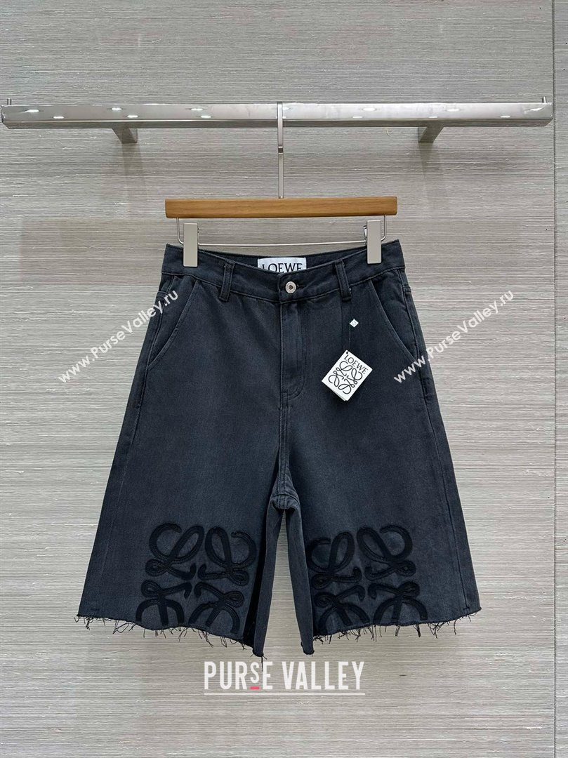 Loewe Denim Shorts L041005 Black 2025 (Q-25041005)