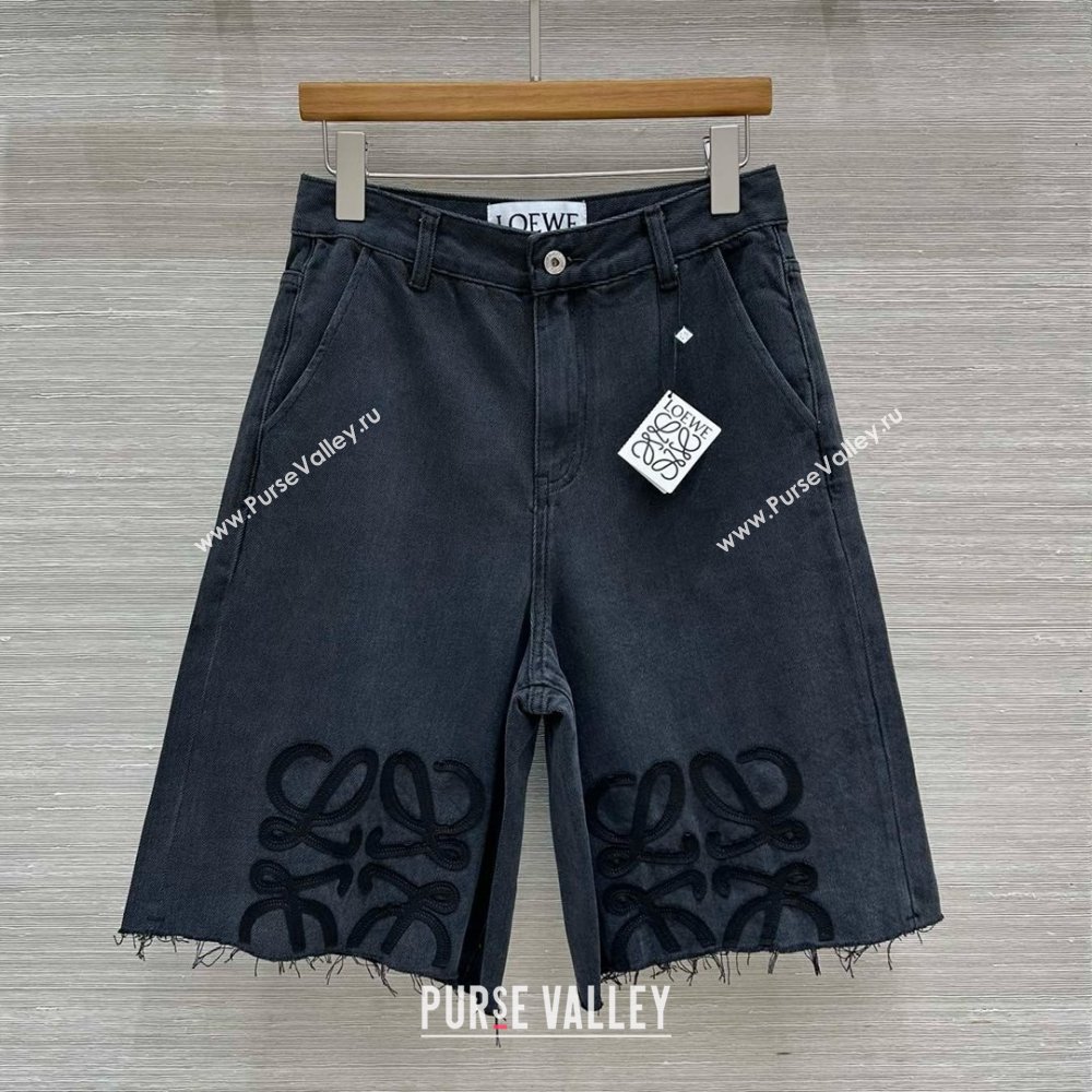 Loewe Denim Shorts L041005 Black 2025 (Q-25041005)