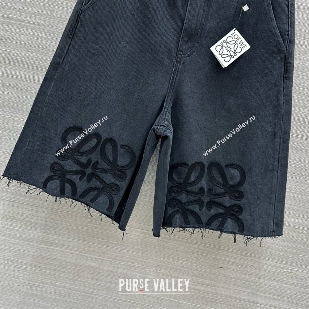 Loewe Denim Shorts L041005 Black 2025 (Q-25041005)