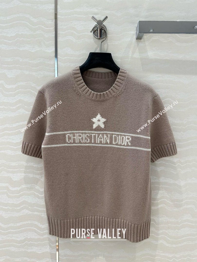 Dior Cashmere Short-sleeved Sweater D041007 2025 (Q-25041007)