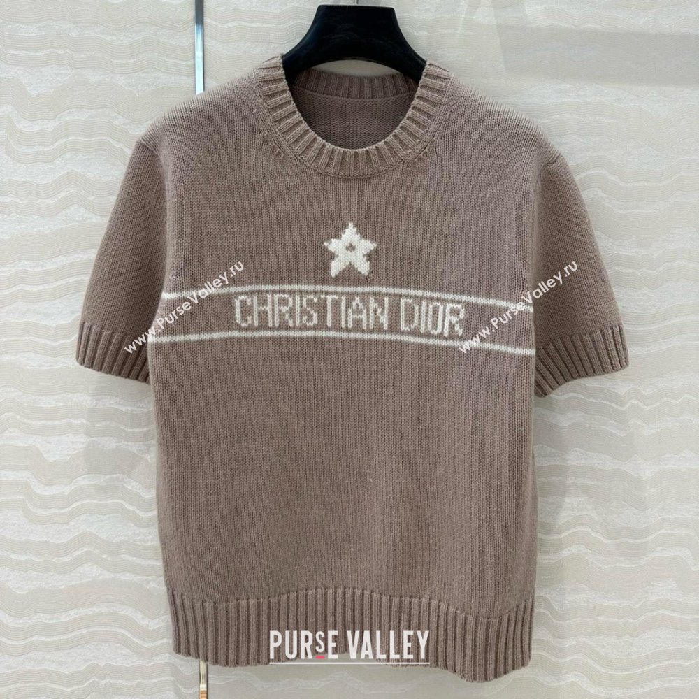 Dior Cashmere Short-sleeved Sweater D041007 2025 (Q-25041007)