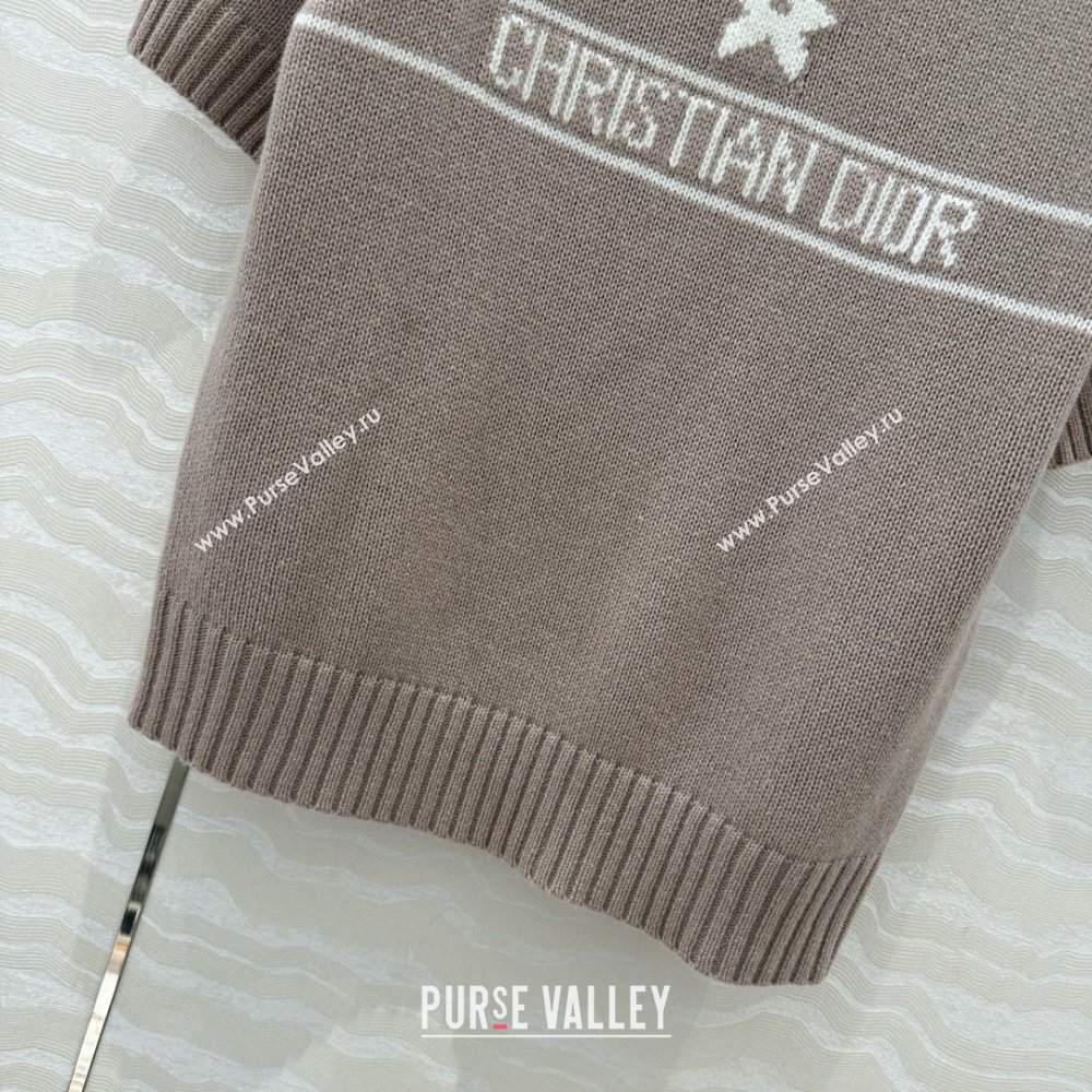 Dior Cashmere Short-sleeved Sweater D041007 2025 (Q-25041007)