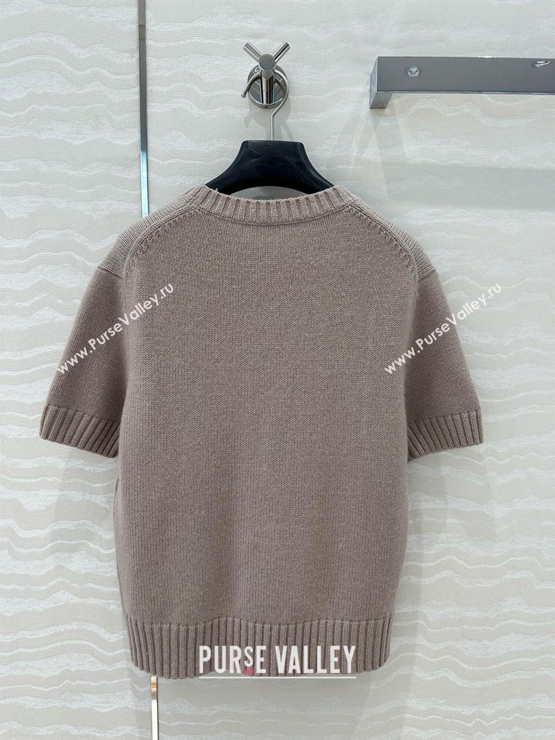 Dior Cashmere Short-sleeved Sweater D041007 2025 (Q-25041007)