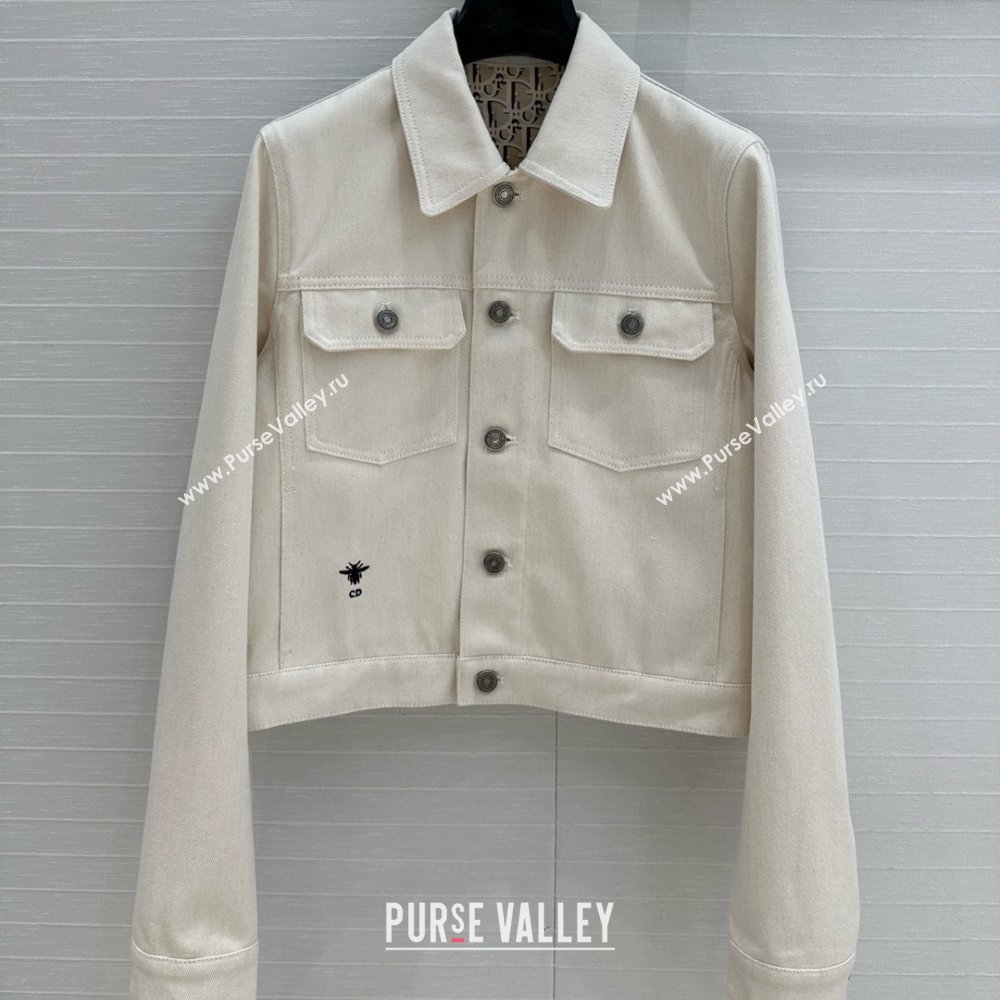Dior Denim Jacket D041008 Beige 2025 (Q-25041008)