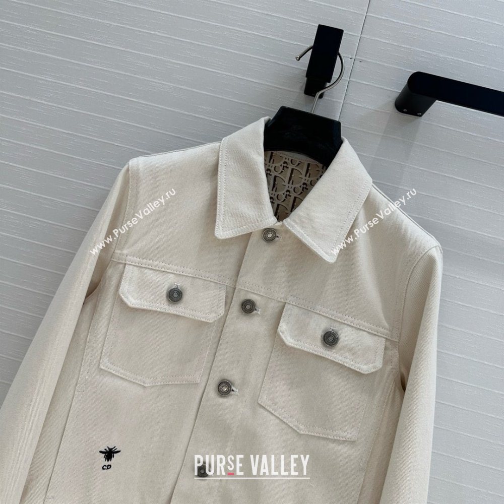 Dior Denim Jacket D041008 Beige 2025 (Q-25041008)