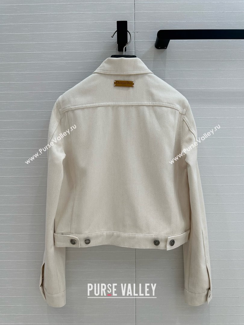 Dior Denim Jacket D041008 Beige 2025 (Q-25041008)