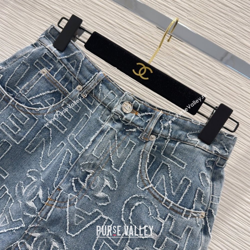 Chanel Denim Shorts CH040702 Blue 2025 (Q-25040702)