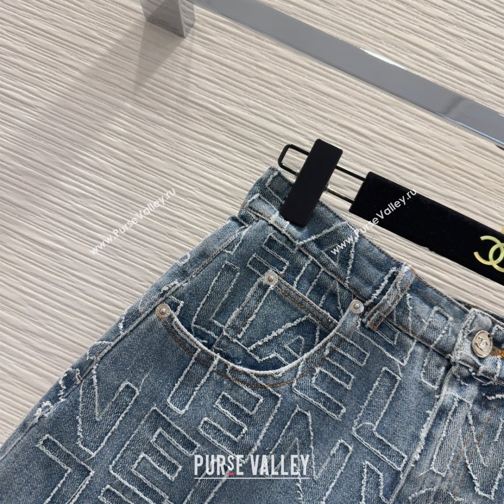 Chanel Denim Shorts CH040702 Blue 2025 (Q-25040702)