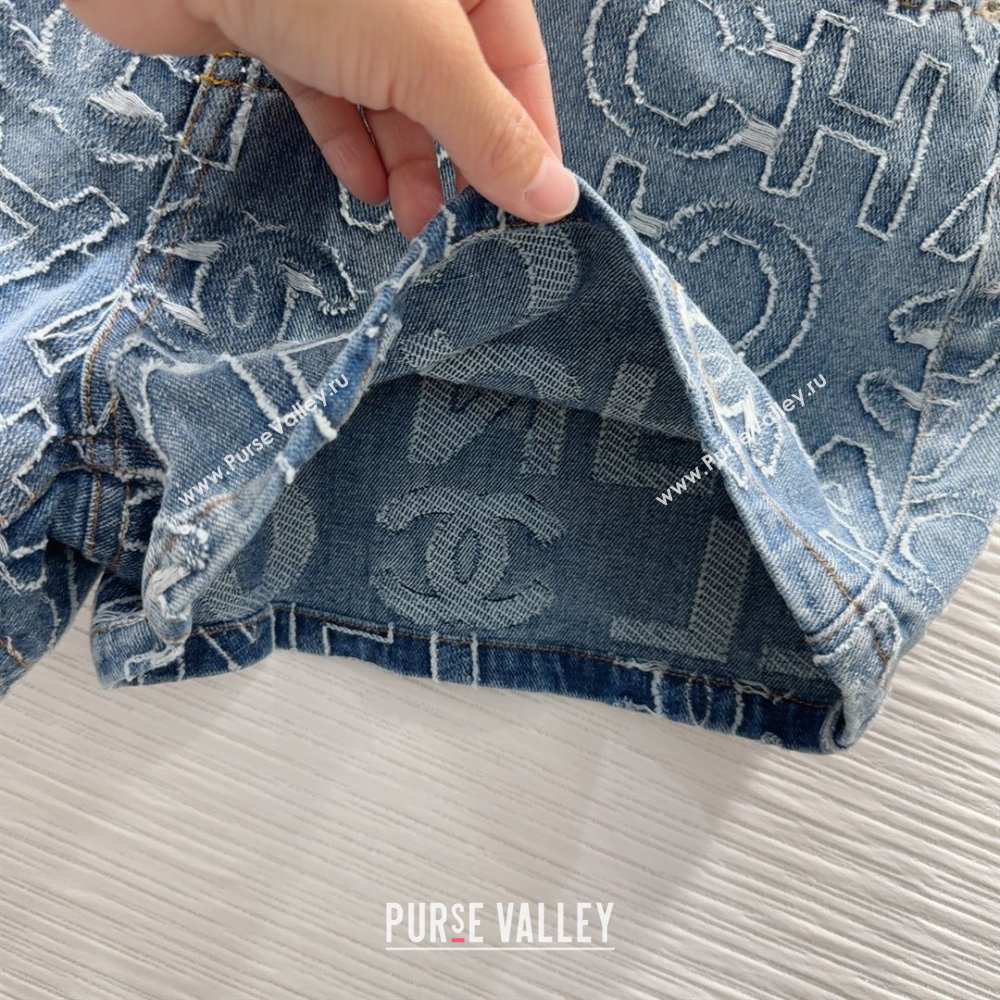 Chanel Denim Shorts CH040702 Blue 2025 (Q-25040702)