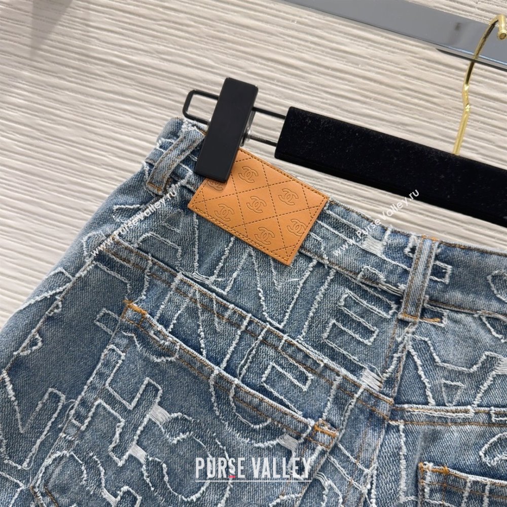 Chanel Denim Shorts CH040702 Blue 2025 (Q-25040702)