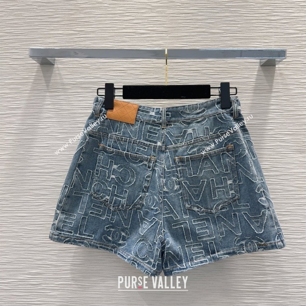 Chanel Denim Shorts CH040702 Blue 2025 (Q-25040702)