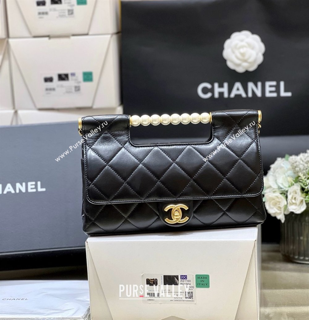 Chanel Shopping Bag in Lambskin CH040701 Black 2025 Top Quality (SHUNY-25040701)